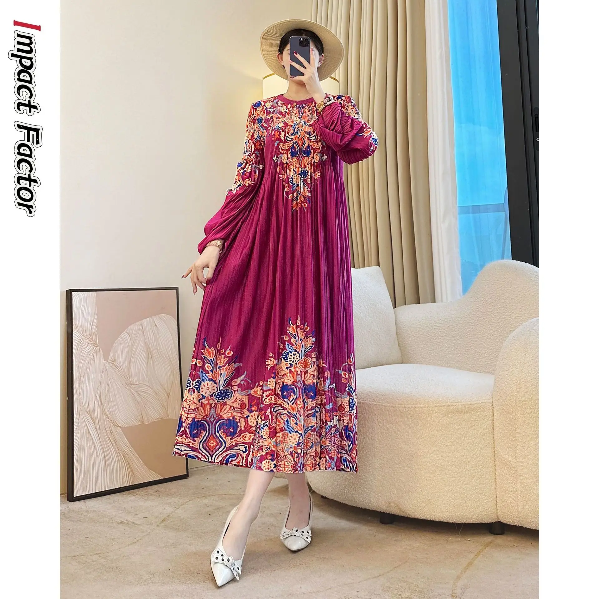 Платье для мамы в иностранном стиле, женское осенне-зимнее новое платье с пальто-юбкой, свободными складками, новое китайское длинное платье в стиле ретро
Платье для мамы в иностранном стиле, женское осенне-зимнее новое платье с пальто-юбкой, свободными складками, новое китайское длинное платье в стиле ретро