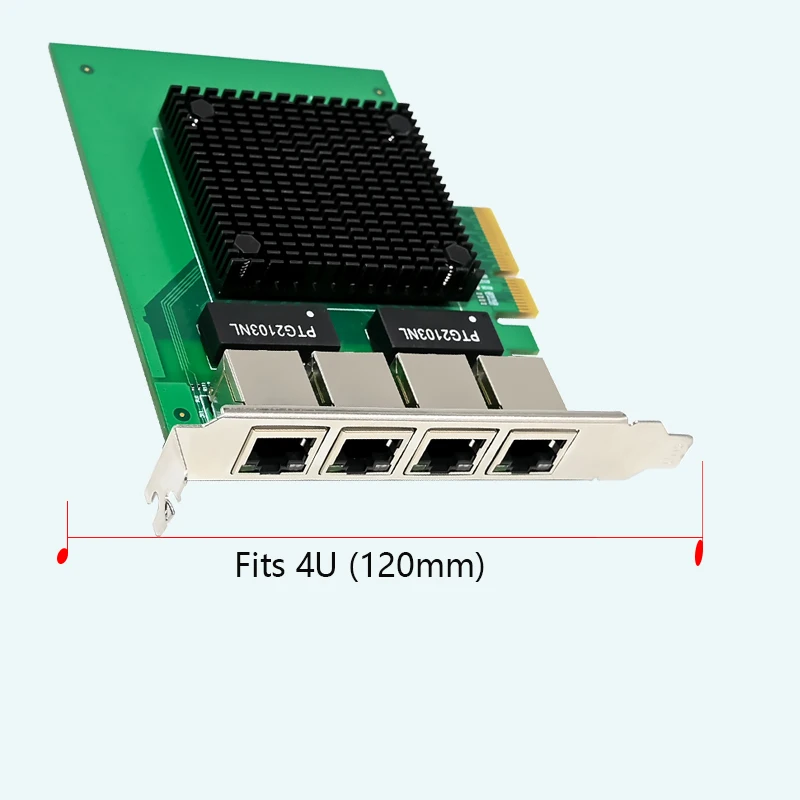 Industrial for Intel I350AM4 Quad Port Gigabit NIC PCIe X4 4-Port 10/100/1000Mbps Ethernet Card RJ45 for Server/Desktop WoL VLAN
Industrial for Intel I350AM4 Quad Port Gigabit NIC PCIe X4 4-Port 10/100/1000Mbps Ethernet Card RJ45 for Server/Desktop WoL VLAN