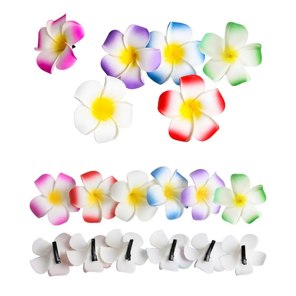 12 Pcs Hairpin Clips Cute Hawaii Flower Plumeria Bridal Accessories Floral Pins Decoration Beach Wedding Party
12 Pcs Hairpin Clips Cute Hawaii Flower Plumeria Bridal Accessories Floral Pins Decoration Beach Wedding Party