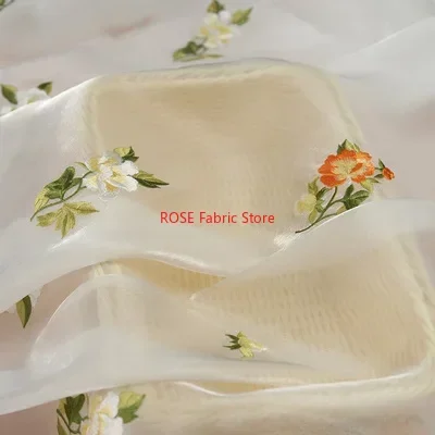 Атласная ткань с цветочной вышивкой для элегантного платья, настольного платья, штор, весеннего платья, рубашки 
Атласная ткань с цветочной вышивкой для элегантного платья, настольного платья, штор, весеннего платья, рубашки