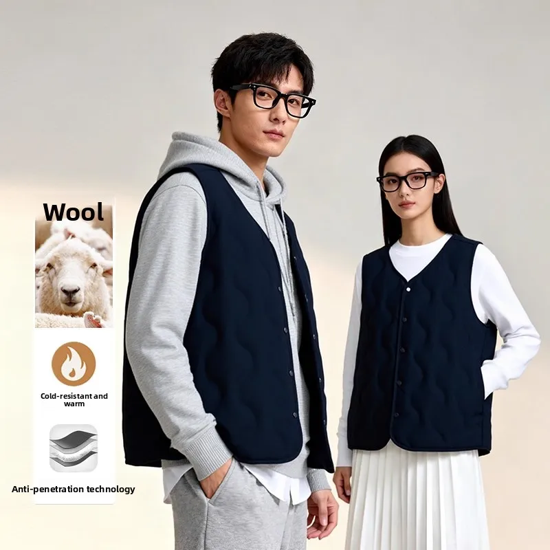Loose Casual High End Woolen Vest Shoulder Pad Unisex Autumn Winter New Style Versatile Comfortable Standard Fit Business Cas...
Loose Casual High End Woolen Vest Shoulder Pad Unisex Autumn Winter New Style Versatile Comfortable Standard Fit Business Cas...