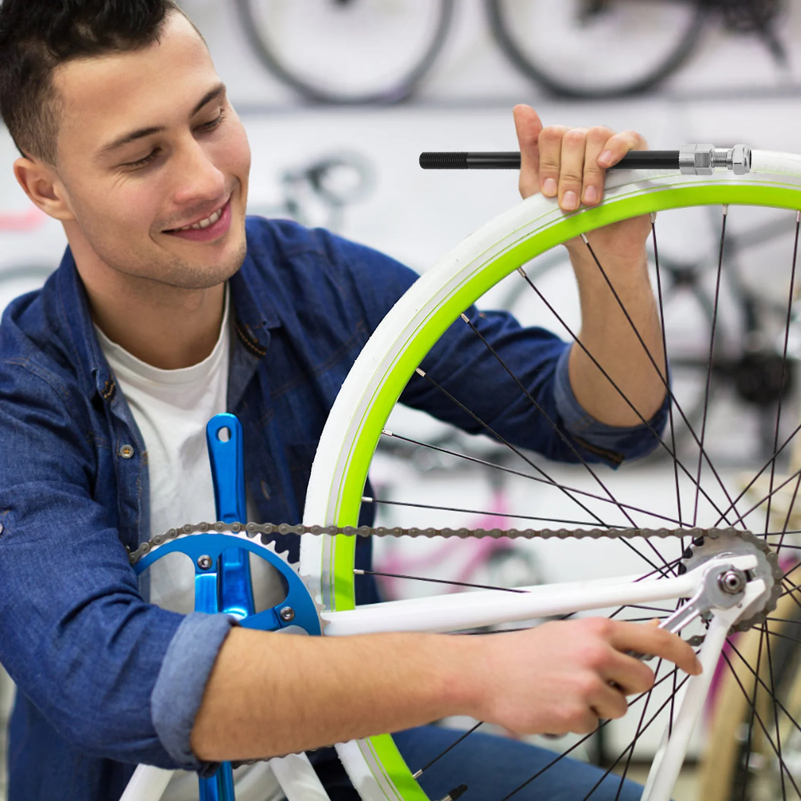 Thru Axle for Bike Trailer Hitch M12x1.5 Bicycle Axle Replacement Spindle Adapter 121.5-142Mm Length Heavy Duty Aluminum Alloy
Thru Axle for Bike Trailer Hitch M12x1.5 Bicycle Axle Replacement Spindle Adapter 121.5-142Mm Length Heavy Duty Aluminum Alloy