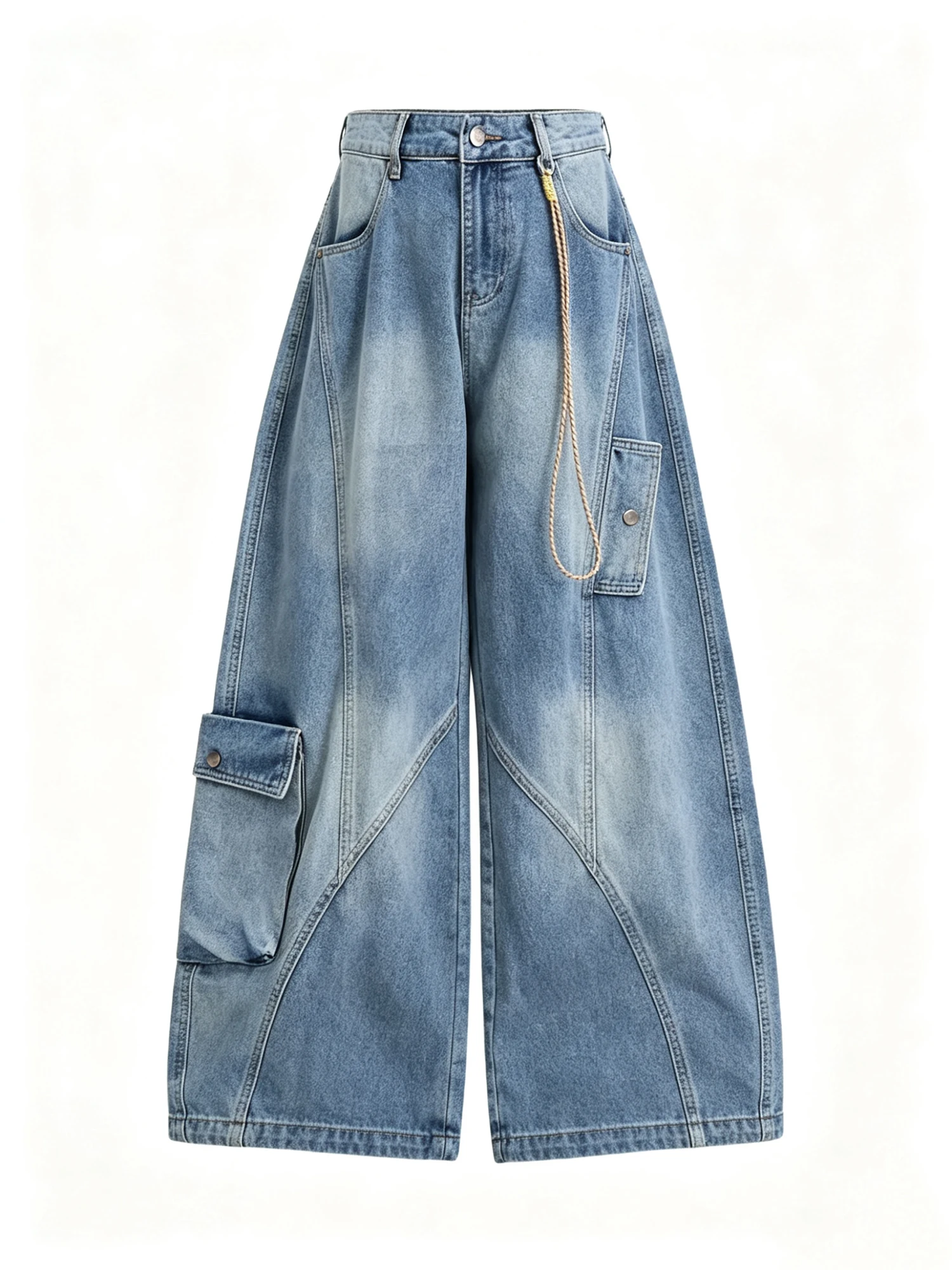 Women's Blue Y2k Baggy Cargo Jeans Vintage Harajuku Grunge Hiphop High Waist Oversize Jean Pants Wide Leg Denim Trousers Summer
Women's Blue Y2k Baggy Cargo Jeans Vintage Harajuku Grunge Hiphop High Waist Oversize Jean Pants Wide Leg Denim Trousers Summer