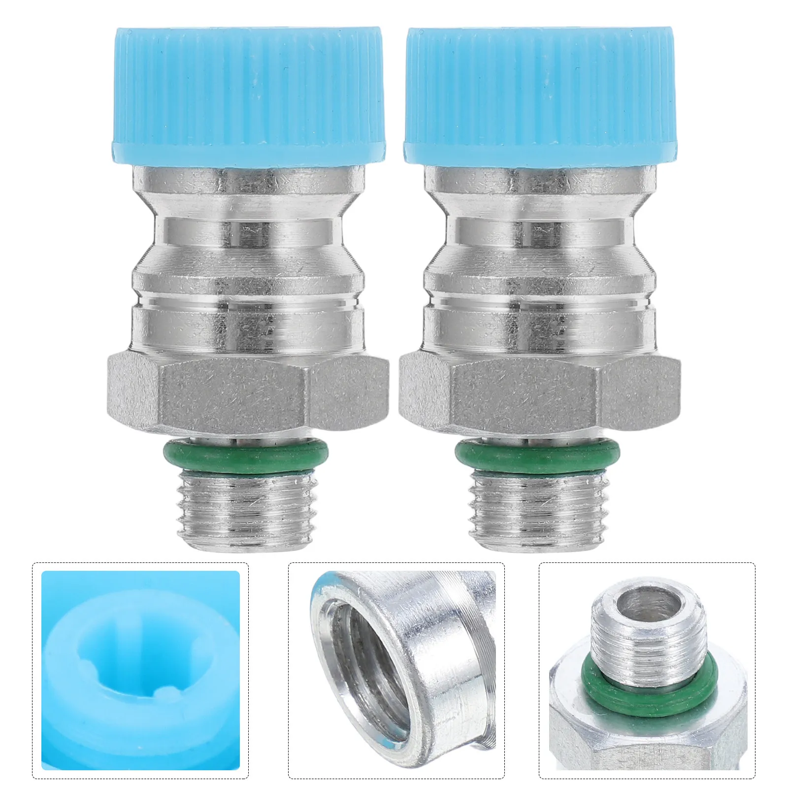 2Pcs Aluminum Alloy Quick Release Valve Core for Car Air Conditioning High Pressure R134a Charging System Universal Ac Repair
2Pcs Aluminum Alloy Quick Release Valve Core for Car Air Conditioning High Pressure R134a Charging System Universal Ac Repair