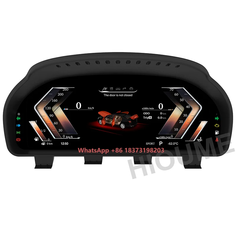12.5" Latest Car LCD Digital Dashboard Panel Instrument Cluster Cock Speedometer for BMW X5 E70 X6 E71 F15 F16 2007-2017
12.5" Latest Car LCD Digital Dashboard Panel Instrument Cluster Cock Speedometer for BMW X5 E70 X6 E71 F15 F16 2007-2017