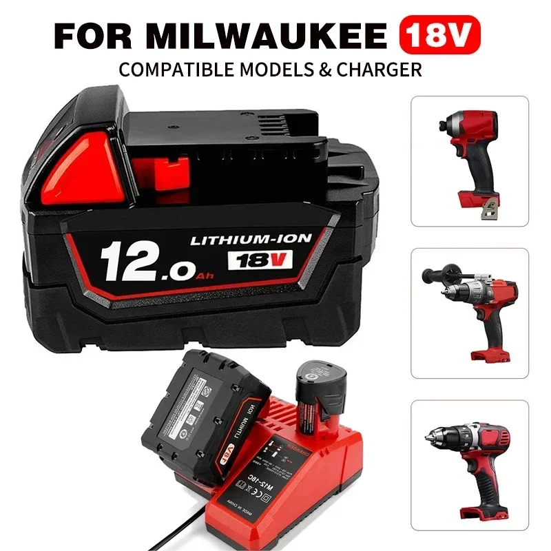Batterie au lithium battery, 18V, 9Ah, Remplacement pour for Milwaukee M18, XC, 48, 11, 1860, 48, 11, 1850, 1840, , 1820, 24
Batterie au lithium battery, 18V, 9Ah, Remplacement pour for Milwaukee M18, XC, 48, 11, 1860, 48, 11, 1850, 1840, , 1820, 24