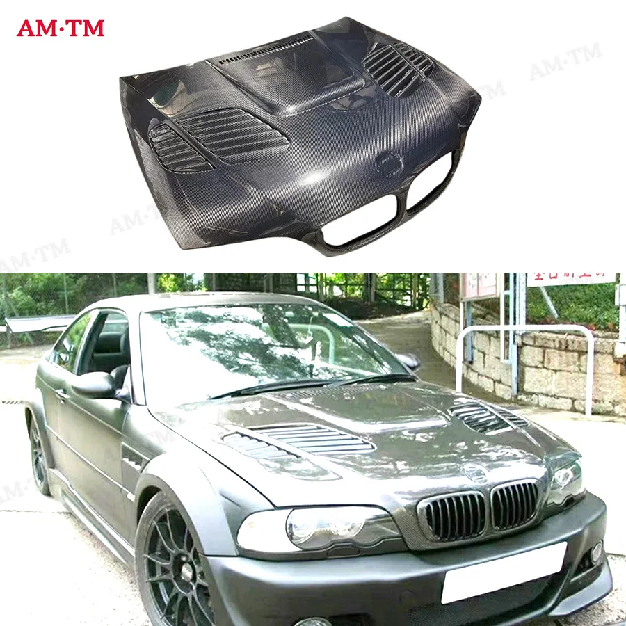 Carbon Fiber Car Front Bumper Engine Cover Hood Bonnet Vent Parts for BMW BMW 3 Series E46 (2-Door Models) GT Body kit 2019-2025
Carbon Fiber Car Front Bumper Engine Cover Hood Bonnet Vent Parts for BMW BMW 3 Series E46 (2-Door Models) GT Body kit 2019-2025