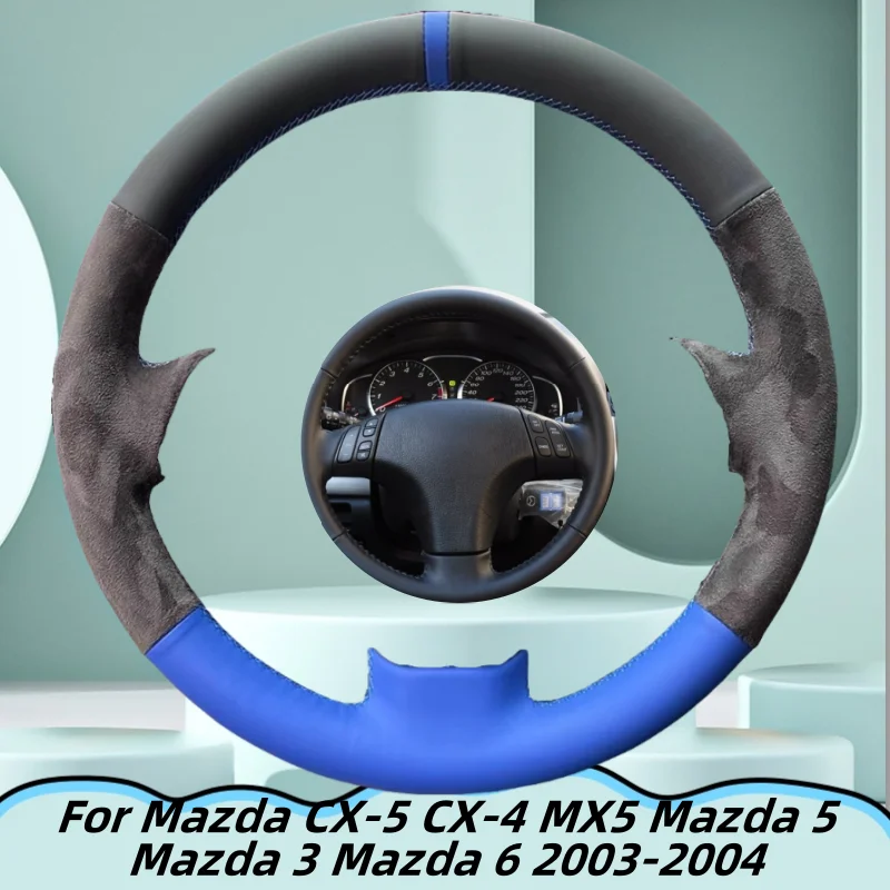 Hand-Sewn Genuine Leather Car Steering Wheel Cover For Mazda CX-5 CX-4 MX5 Mazda 5 Mazda 3 Mazda 6 2003-2004 Car Accessories
Hand-Sewn Genuine Leather Car Steering Wheel Cover For Mazda CX-5 CX-4 MX5 Mazda 5 Mazda 3 Mazda 6 2003-2004 Car Accessories