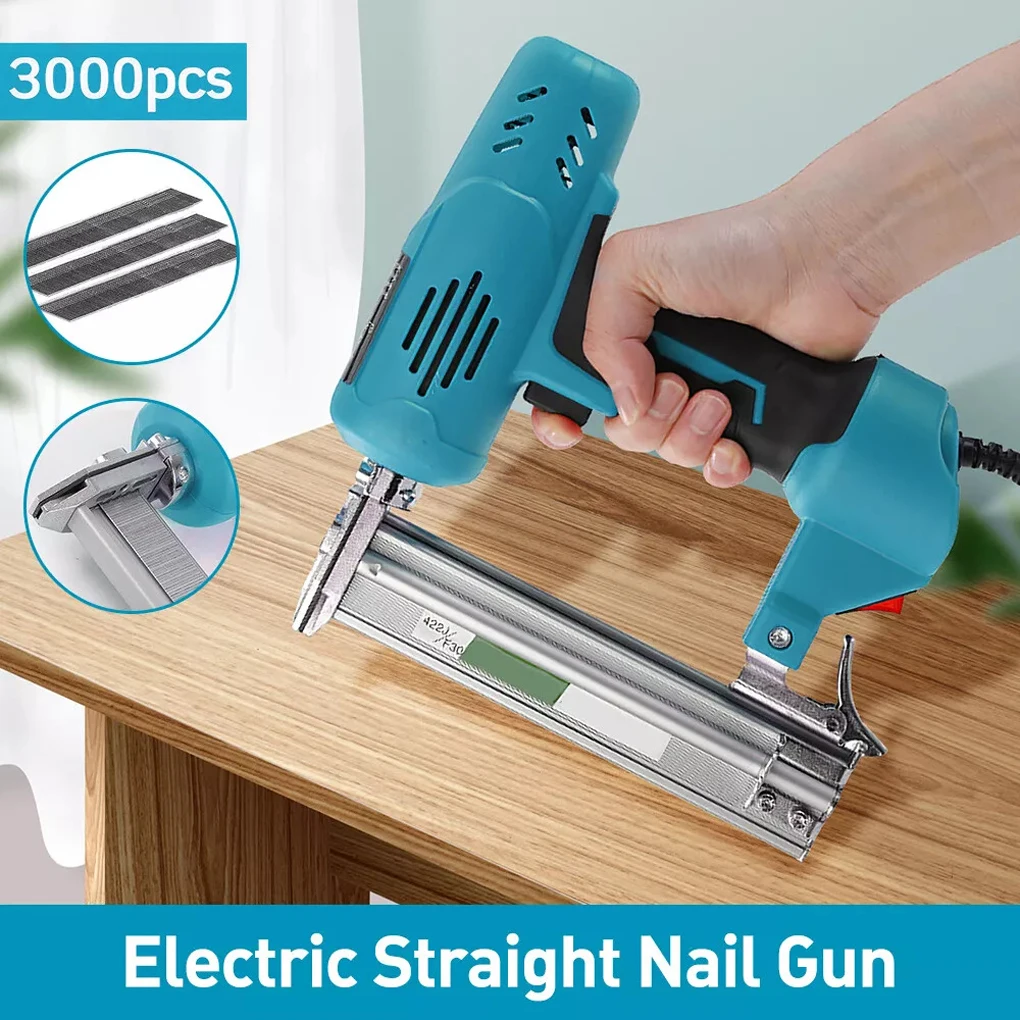 Electric Nail Gun DIY Furniture Wood Frame Stapler with 3500pcs Electric Tool Nails Carpentry Construction Woodworking Nail Tool
Electric Nail Gun DIY Furniture Wood Frame Stapler with 3500pcs Electric Tool Nails Carpentry Construction Woodworking Nail Tool