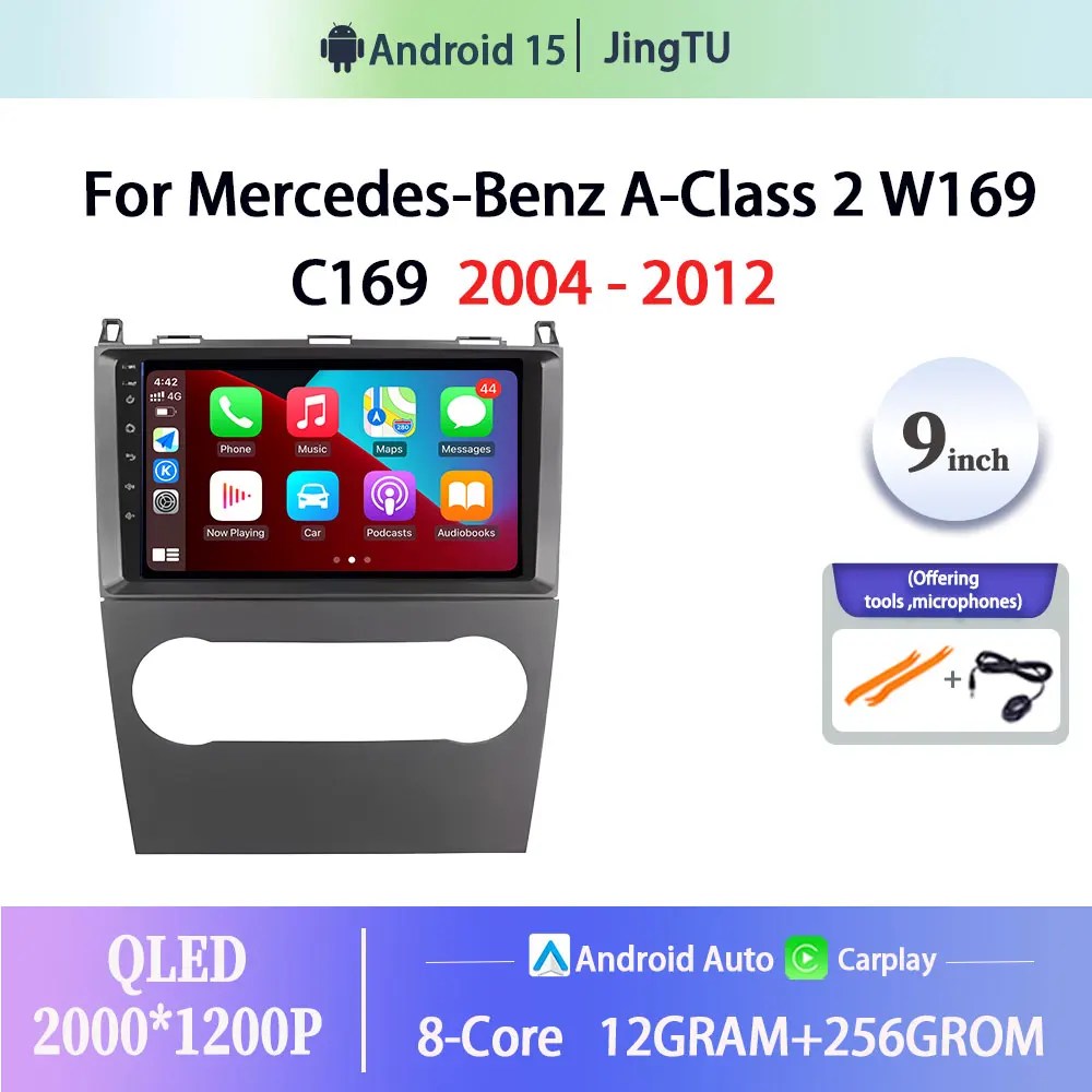 Car Radio Android 15 Video Player Multimedia For Mercedes-Benz A-Class 2 W169 C169 2004 - 2012 Carplay Autoradio Stereo No 2din
Car Radio Android 15 Video Player Multimedia For Mercedes-Benz A-Class 2 W169 C169 2004 - 2012 Carplay Autoradio Stereo No 2din