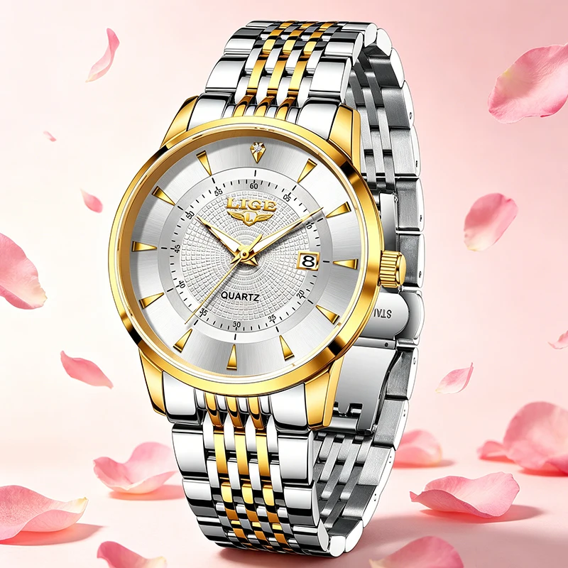 LIGE Elegant Ladies Business Watch Waterproof Creative Steel Dress Wristwatch for Women Fashion Diamond Watch Women Montre Femme
LIGE Elegant Ladies Business Watch Waterproof Creative Steel Dress Wristwatch for Women Fashion Diamond Watch Women Montre Femme