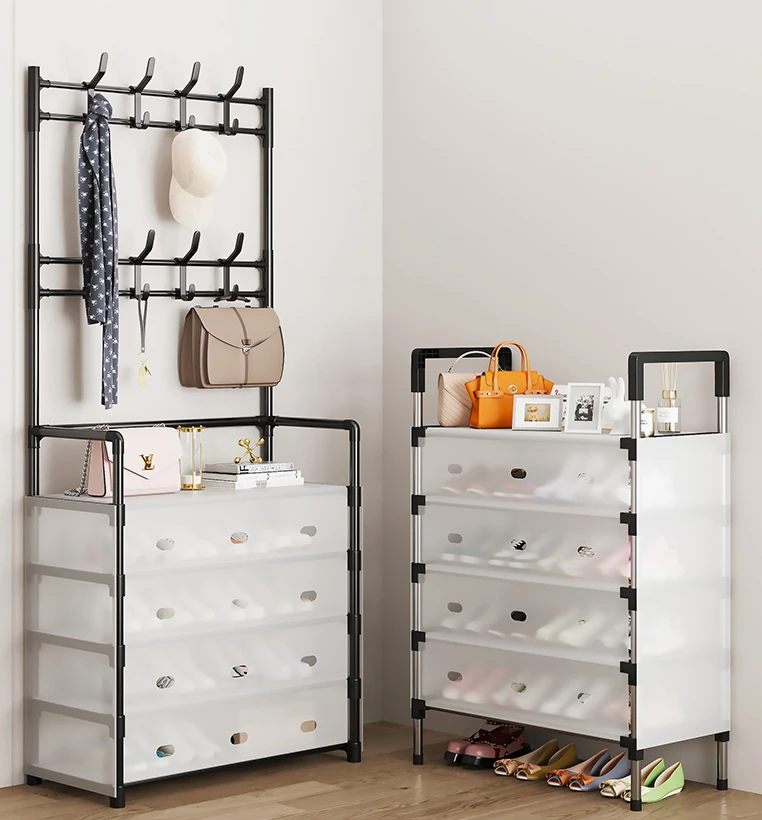 Shoe rack, indoor, multi-layer, dustproof, and space saving, sturdy, and integrated rack for storing shoes and hats at home
Shoe rack, indoor, multi-layer, dustproof, and space saving, sturdy, and integrated rack for storing shoes and hats at home