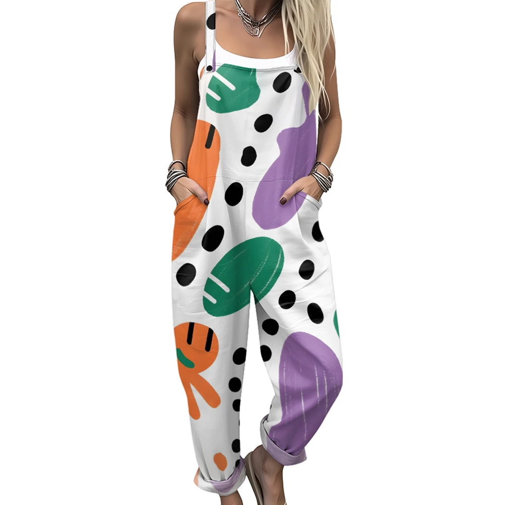 Classic checkered texture Women's overalls colored geometry overalls 2025 New Women's jumpsuit
Classic checkered texture Women's overalls colored geometry overalls 2025 New Women's jumpsuit