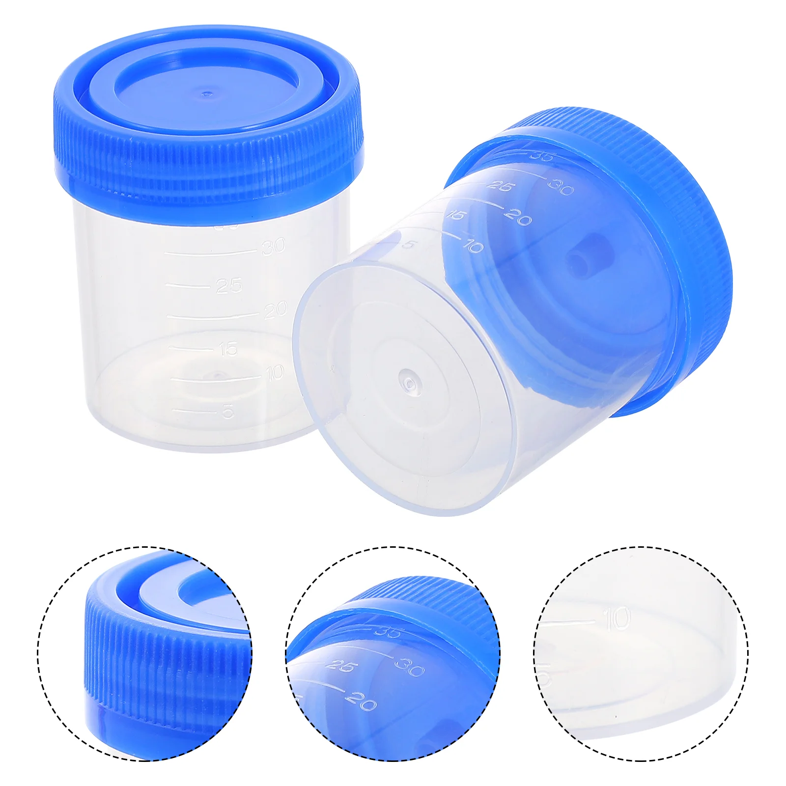 50 Pcs with Cover Screw Urine Cup Measuring Specimen Collection Container Pp Sample
50 Pcs with Cover Screw Urine Cup Measuring Specimen Collection Container Pp Sample