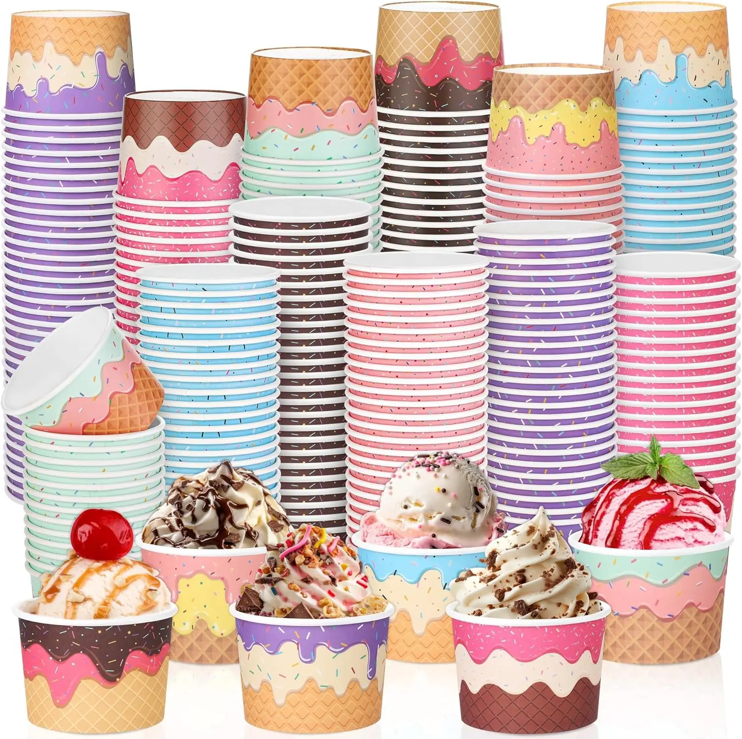 300 Pack Paper Ice Cream Cups 8 Ounces Disposable Dessert Bowls Ice Cream Containers Sundae Bowls Dessert Yogurt Party S
300 Pack Paper Ice Cream Cups 8 Ounces Disposable Dessert Bowls Ice Cream Containers Sundae Bowls Dessert Yogurt Party S