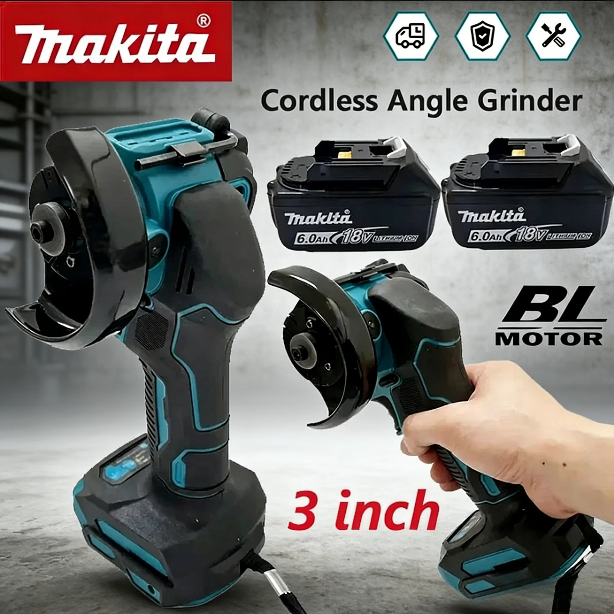 Аккумуляторная угловая шлифмашина Makita 3 дюйма, беспроводная угловая шлифмашина 3 дюйма, электрический отрезной инструмент, циркулярная пила, электроинструмент
Аккумуляторная угловая шлифмашина Makita 3 дюйма, беспроводная угловая шлифмашина 3 дюйма, электрический отрезной инструмент, циркулярная пила, электроинструмент