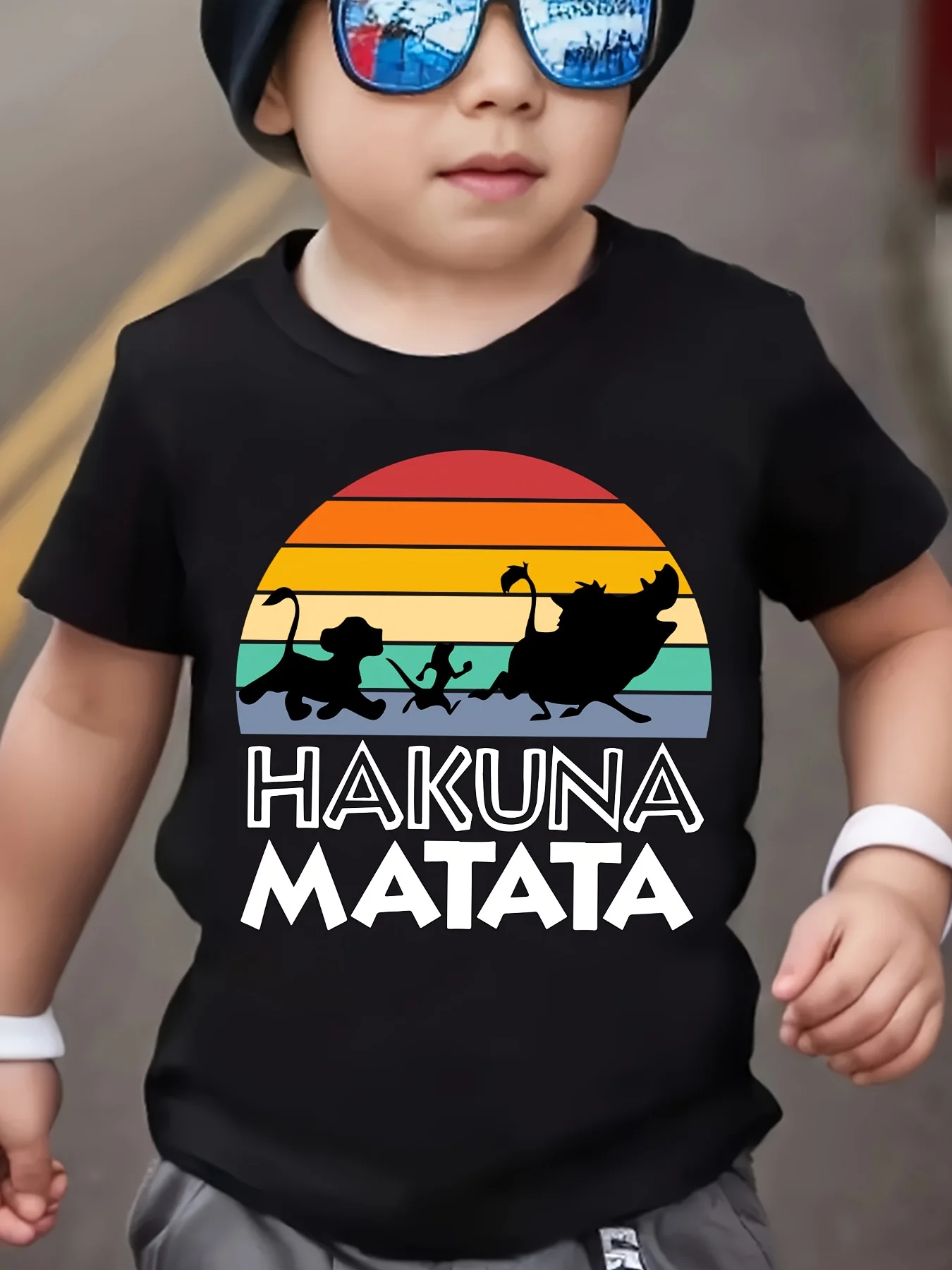 The Lion King Simba Anime Peripheral Short Sleeve Men's and Children's Summer American Cute Versatile Casual Loose T-Shirt
The Lion King Simba Anime Peripheral Short Sleeve Men's and Children's Summer American Cute Versatile Casual Loose T-Shirt