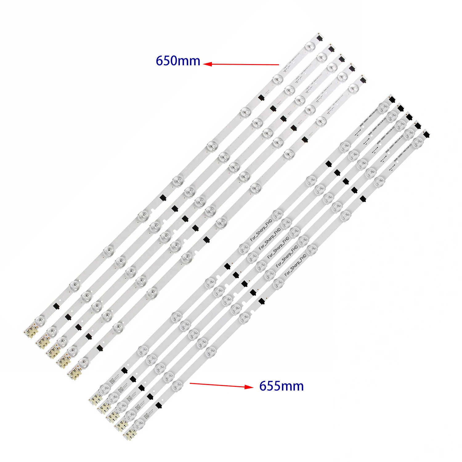50pcs/10set LED Backlight strip FOR UE32F4000AW UE32F6200AK UN32F4200 UE32F4020AW UE32F6100 CY-HF320BGSV1H UE32F5500AW
50pcs/10set LED Backlight strip FOR UE32F4000AW UE32F6200AK UN32F4200 UE32F4020AW UE32F6100 CY-HF320BGSV1H UE32F5500AW