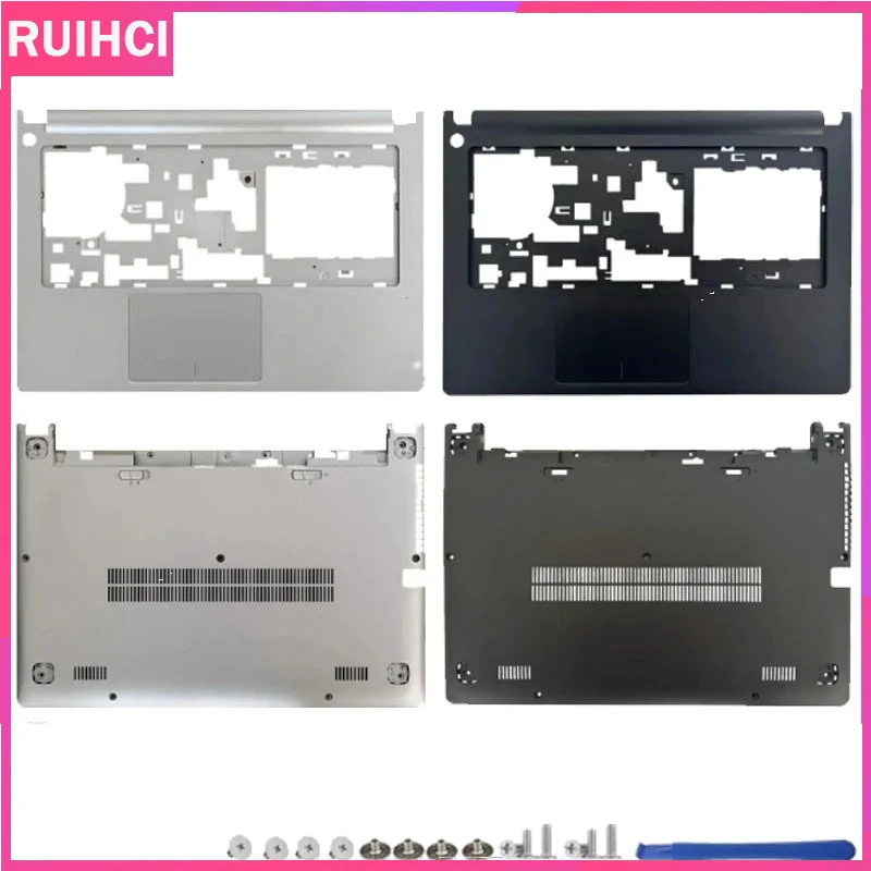 New For Lenovo S300 S310 M30-70 Upper Case Palmrest Cover/Bottom Base Cover Case Silver or Black
New For Lenovo S300 S310 M30-70 Upper Case Palmrest Cover/Bottom Base Cover Case Silver or Black