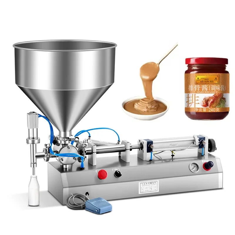 Machines for Small Businesses Semi Automatic Paste Honey Cream Cosmetic Peanut Butter Syrup Glass Plastic Bottle Filling Machine
Machines for Small Businesses Semi Automatic Paste Honey Cream Cosmetic Peanut Butter Syrup Glass Plastic Bottle Filling Machine