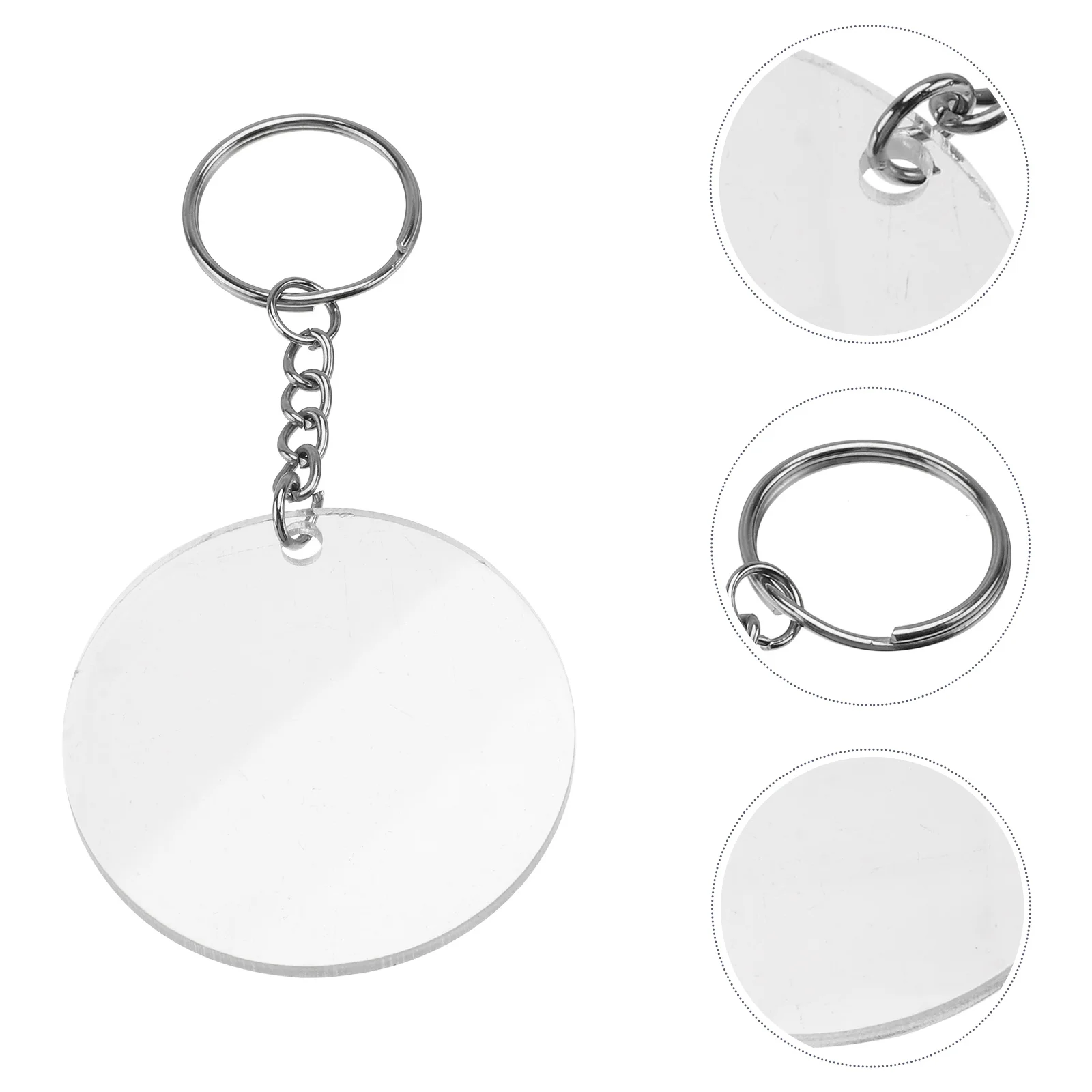 1Set Transparent Acrylic Keychain Blanks Round Shape DIY Craft Set Clear Blank Keyrings for Souvenirs Acrylic Keychain Blanks 
1Set Transparent Acrylic Keychain Blanks Round Shape DIY Craft Set Clear Blank Keyrings for Souvenirs Acrylic Keychain Blanks