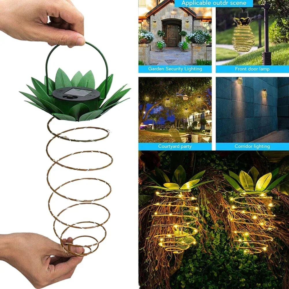T 24 LED Hanging Solar Light Pineapple Light Waterproof Lantern For Garden Yard Patio Lawn Balcony Path Solar Lamp
T 24 LED Hanging Solar Light Pineapple Light Waterproof Lantern For Garden Yard Patio Lawn Balcony Path Solar Lamp
