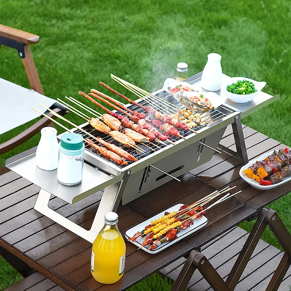 Barbecue Grills Small Folding Stainless Steel Lightweight Removable Washable Easy Carrying Grills for Outdoor Camping Backyard
Barbecue Grills Small Folding Stainless Steel Lightweight Removable Washable Easy Carrying Grills for Outdoor Camping Backyard