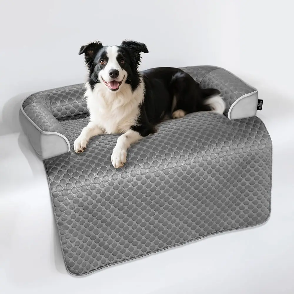 Orthopedic Cooling Dog Bed with Removable Cover, 41x37 inches, Grey
Orthopedic Cooling Dog Bed with Removable Cover, 41x37 inches, Grey