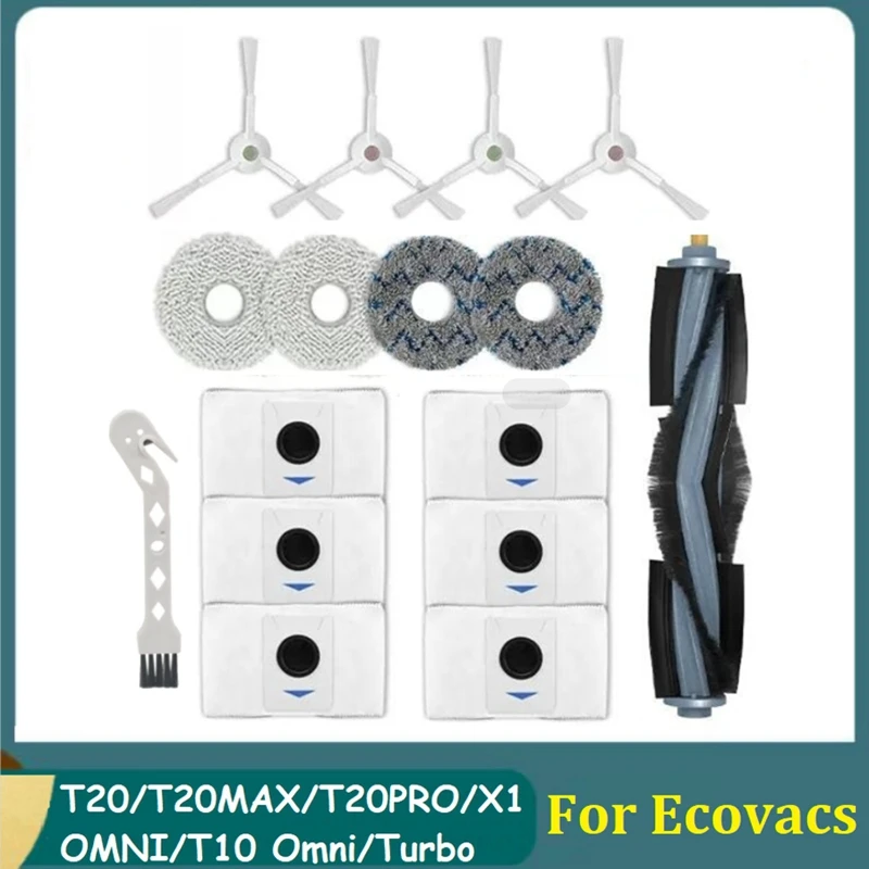 B38B-16PCS For Ecovacs Deebot T20/T20MAX/T20PRO/X1 OMNI/T10 Omni/Turbo Robot Vacuum Cleaner Replacement Accessories Kit
B38B-16PCS For Ecovacs Deebot T20/T20MAX/T20PRO/X1 OMNI/T10 Omni/Turbo Robot Vacuum Cleaner Replacement Accessories Kit