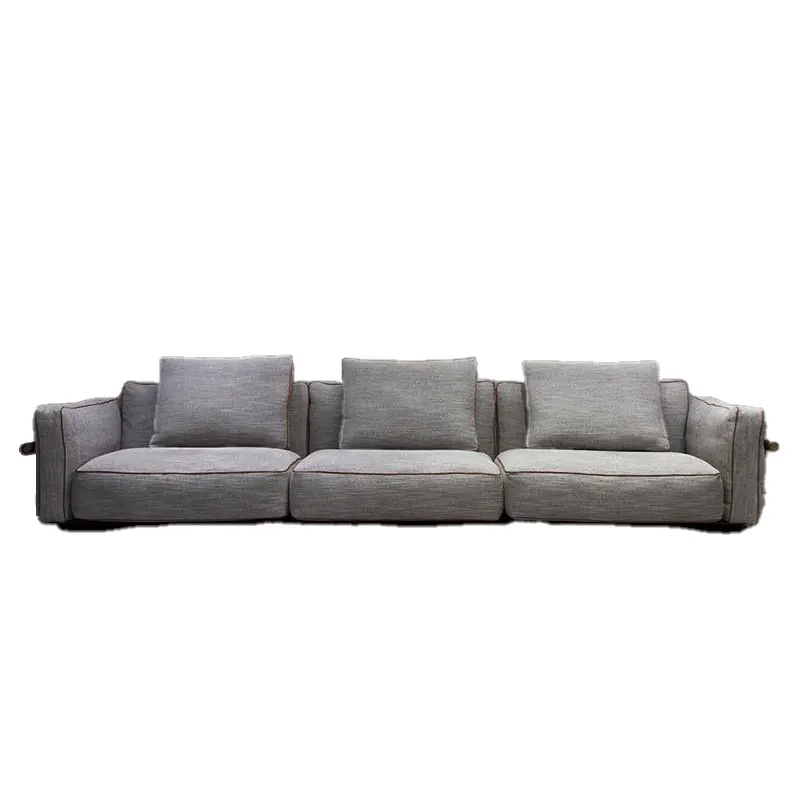 #Italian Minimalist Three-Seat Fabric Sofa for Small Apartments Straight Line Design with Sponge Filling for Villas
#Italian Minimalist Three-Seat Fabric Sofa for Small Apartments Straight Line Design with Sponge Filling for Villas