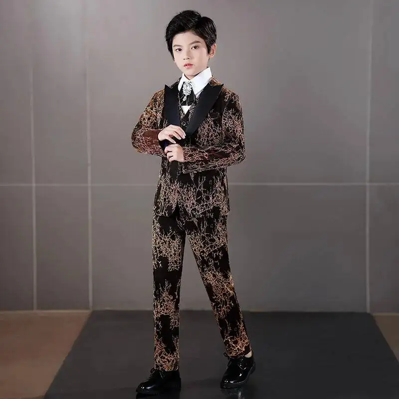 Suit Set, Handsome Male Children's Flower Boy 2023 New Host Dress, Runway Show Piano Performance Costume
Suit Set, Handsome Male Children's Flower Boy 2023 New Host Dress, Runway Show Piano Performance Costume
