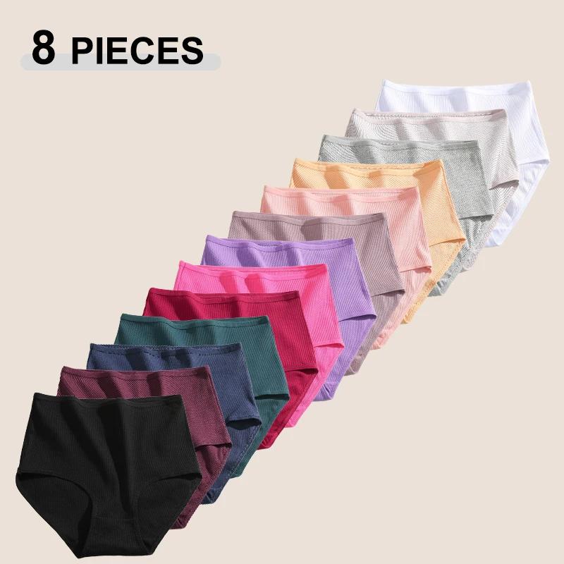 FINETOO 8Pcs/Set Women's High Waist Seamless Panties Solid Color Thread Big Size Underwear Female Breathable Sexy Lingerie S-XXL
FINETOO 8Pcs/Set Women's High Waist Seamless Panties Solid Color Thread Big Size Underwear Female Breathable Sexy Lingerie S-XXL