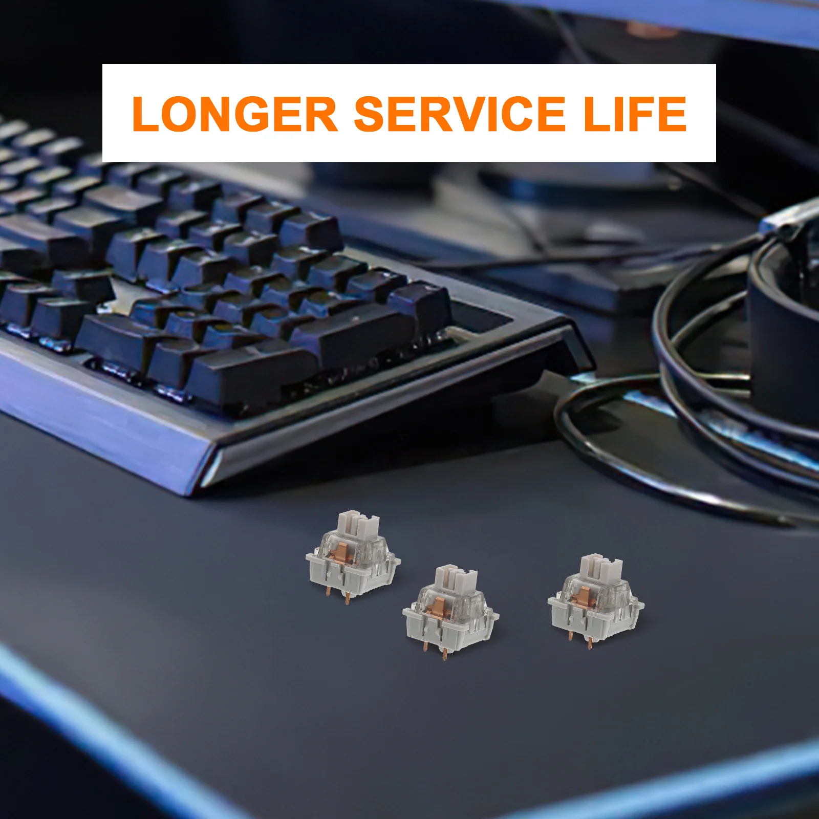 10Pcs Mechanical Keyboard Switch Durable Antiwear Long Lasting Performance Stable Three Legged Design Mechanical Switches
10Pcs Mechanical Keyboard Switch Durable Antiwear Long Lasting Performance Stable Three Legged Design Mechanical Switches