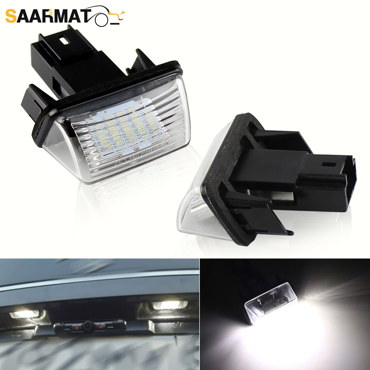 2pcs Canbus LED License Plate Light 6000K White 12V for Peugeot 206 207 307 308 406 407 Citroen C3 C4 C5 BERLINGO SAXO XSARA T10
2pcs Canbus LED License Plate Light 6000K White 12V for Peugeot 206 207 307 308 406 407 Citroen C3 C4 C5 BERLINGO SAXO XSARA T10