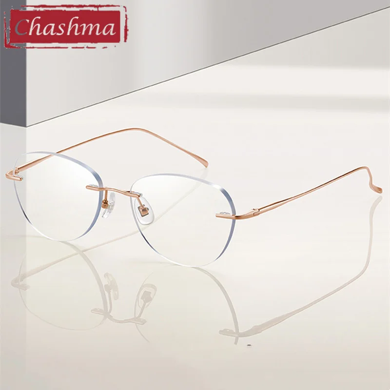 Chashma Customize Rimless Eyeglasses Women Optical Transparent Crystal Titanium Frames Men Optical Eyeglasses Ultra Light Gafas
Chashma Customize Rimless Eyeglasses Women Optical Transparent Crystal Titanium Frames Men Optical Eyeglasses Ultra Light Gafas