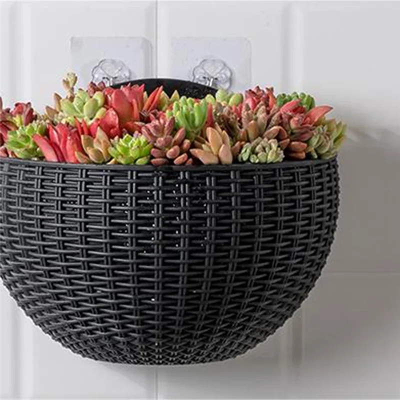 2PCS Garden Plant Container Outdoors Wall Mounted Hanging Basket Planter Pot For Balcony
2PCS Garden Plant Container Outdoors Wall Mounted Hanging Basket Planter Pot For Balcony