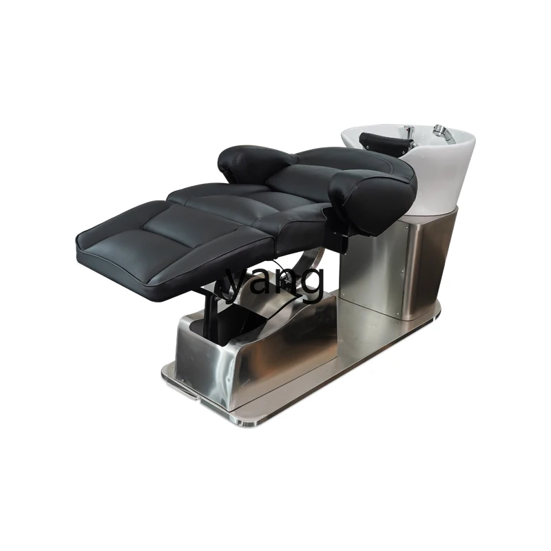 LH high-end electric shampoo bed semi-reclining flushing ceramic basin reclining chair
LH high-end electric shampoo bed semi-reclining flushing ceramic basin reclining chair