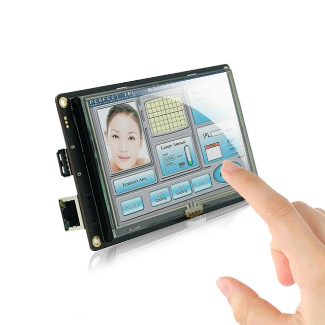 Графический сенсорный TFT LCD-дисплей 3.5-10.4 дюйма с контроллером, драйвером, программным обеспечением GUI и портом UART
Графический сенсорный TFT LCD-дисплей 3.5-10.4 дюйма с контроллером, драйвером, программным обеспечением GUI и портом UART