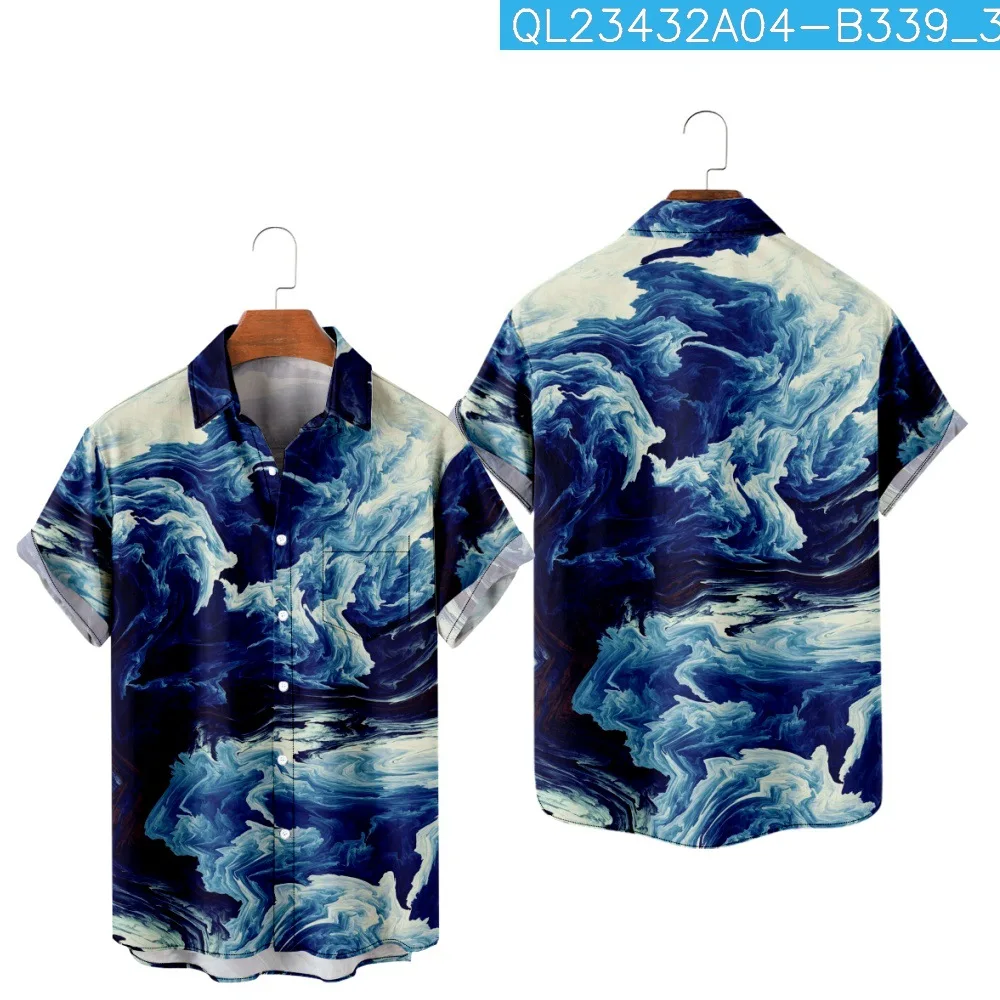 Casual Tie Dye Printed Short Sleeve Hawaiian Beach Shirt Summer Mens Fashion Vintage Blouse Clothing Streetwear
Casual Tie Dye Printed Short Sleeve Hawaiian Beach Shirt Summer Mens Fashion Vintage Blouse Clothing Streetwear
