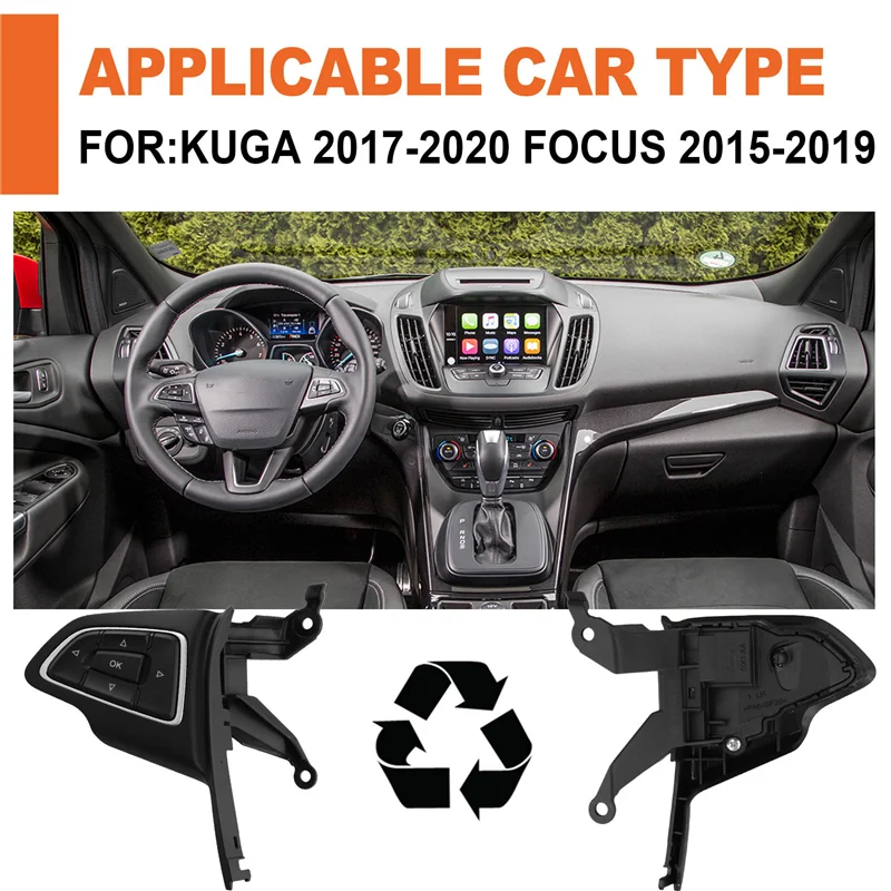 NEW-Car Steering Wheel Left Side Multifunction Switch Button Assembly GJ5T-14K147BA For Ford Kuga 2017-2020 Focus 2015-2019 Left
NEW-Car Steering Wheel Left Side Multifunction Switch Button Assembly GJ5T-14K147BA For Ford Kuga 2017-2020 Focus 2015-2019 Left