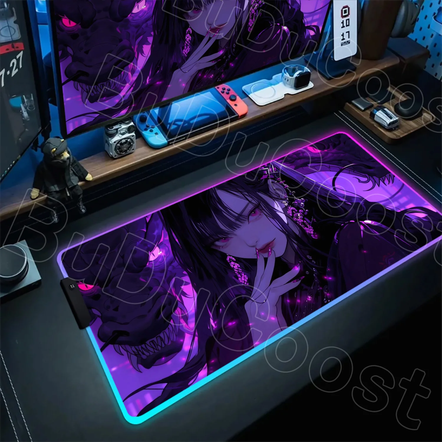 Pretty Non-slip Anime Sexy Large Rubber Mouse Pad Game Play Dark Girl RGB Mousepad Keyboard Accessories Personalized Desktop Pad
Pretty Non-slip Anime Sexy Large Rubber Mouse Pad Game Play Dark Girl RGB Mousepad Keyboard Accessories Personalized Desktop Pad