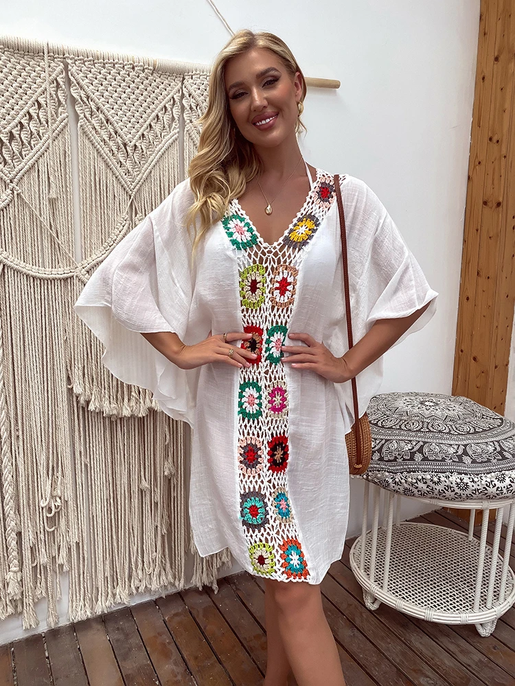 Crochet Hollow Out Swimsuit Women Bathing Suit Beach Dress Summer Swimwear Ladies Sexy Bikini Cover Up Summer Tunic Saida Praia
Crochet Hollow Out Swimsuit Women Bathing Suit Beach Dress Summer Swimwear Ladies Sexy Bikini Cover Up Summer Tunic Saida Praia