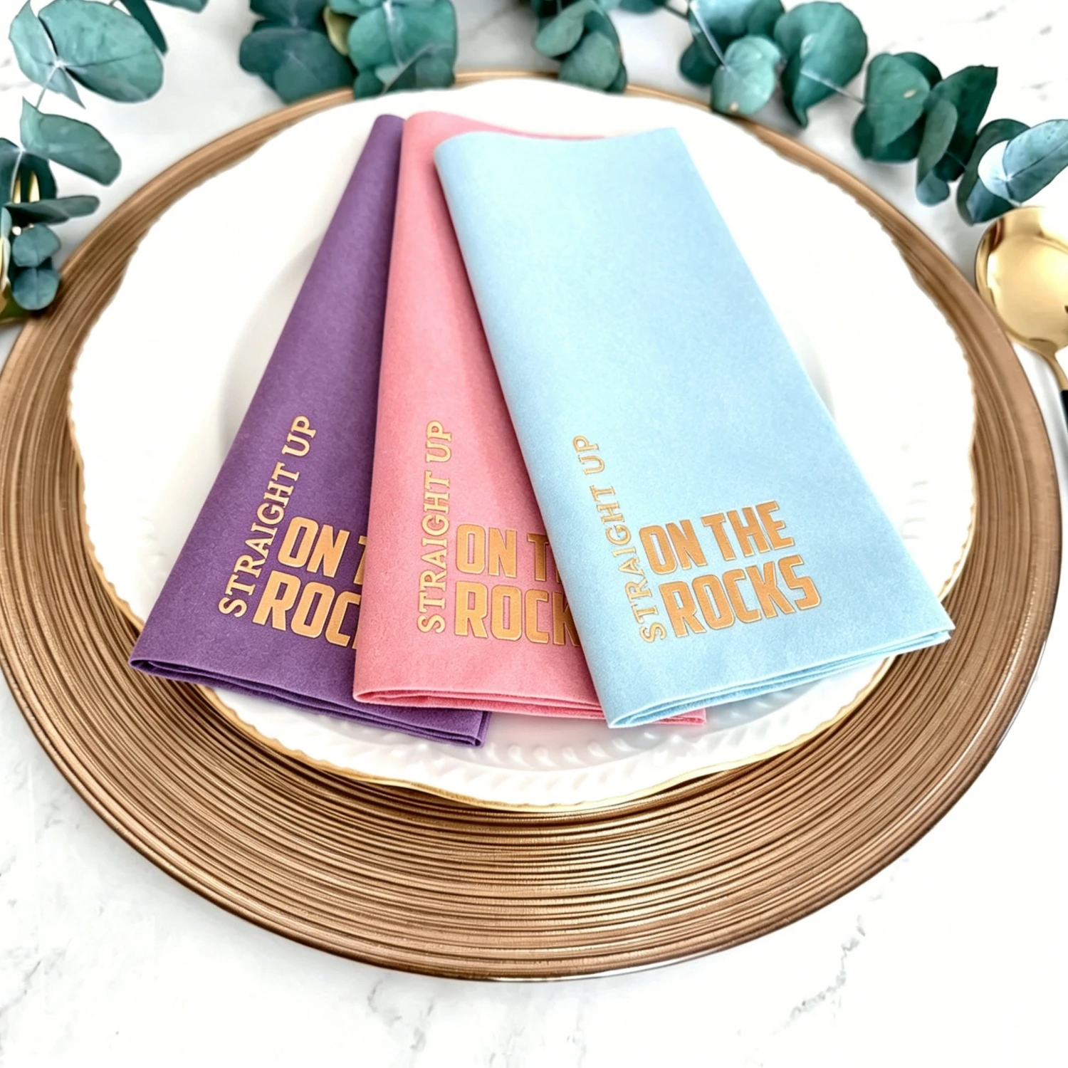 Custom Printed Personalized Napkins 100Pcs Wedding Cocktail Napkin Elegant Dinner Banquet Wedding Table Party Accessories
Custom Printed Personalized Napkins 100Pcs Wedding Cocktail Napkin Elegant Dinner Banquet Wedding Table Party Accessories