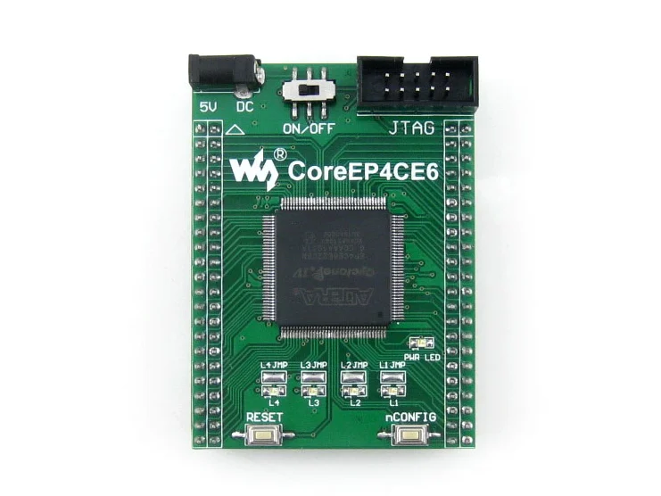 CoreEP4CE6 FPGA Board w/ EP4CE6E22C8N, EPCS16, JTAG, 4 LEDs, 2.54mm Headers - Compact Design for Embedded Projects
CoreEP4CE6 FPGA Board w/ EP4CE6E22C8N, EPCS16, JTAG, 4 LEDs, 2.54mm Headers - Compact Design for Embedded Projects