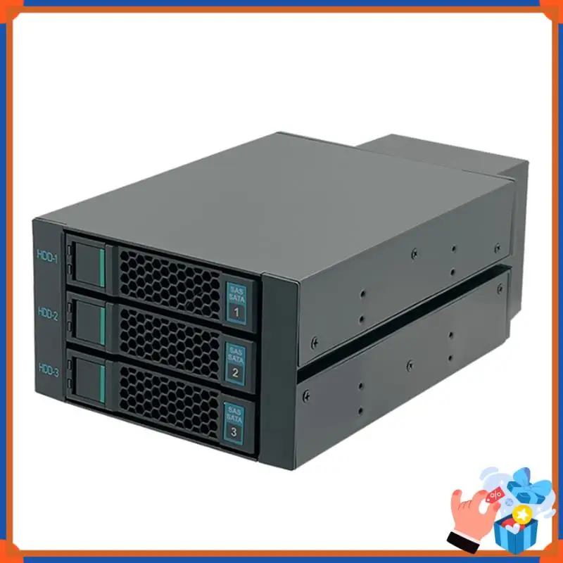 Compact 3-Bay SATA SSD HDD 3.5-Inch Hot Swap Disk Cage Module Data Storage For Two 5.25-Inch Optical Drive Positions
Compact 3-Bay SATA SSD HDD 3.5-Inch Hot Swap Disk Cage Module Data Storage For Two 5.25-Inch Optical Drive Positions