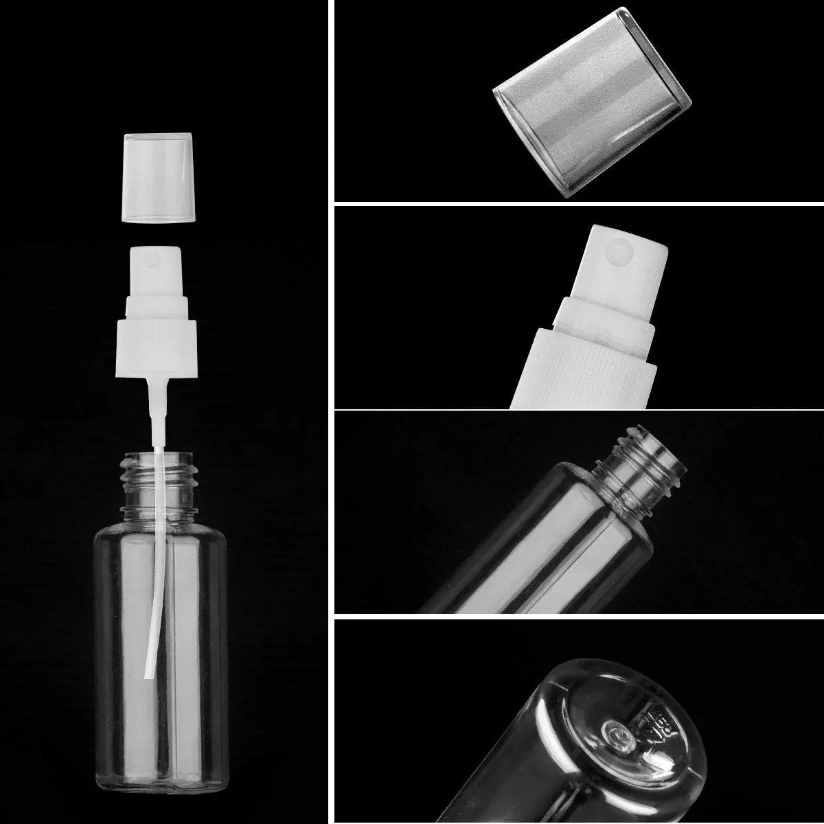 30Pcs Empty 10/20/30/50/100ml Clear Mini Spray Bottles Reusable Atomizer Travel Liquid Containers for Cosmetic Liquid Alcohol
30Pcs Empty 10/20/30/50/100ml Clear Mini Spray Bottles Reusable Atomizer Travel Liquid Containers for Cosmetic Liquid Alcohol