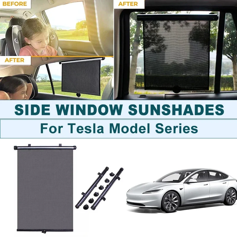 2Pcs UV Protection Retractable Car Side Window Sun Shade Roller Blinds For Tesla Model 2 3 Y S X Cybertruck
2Pcs UV Protection Retractable Car Side Window Sun Shade Roller Blinds For Tesla Model 2 3 Y S X Cybertruck