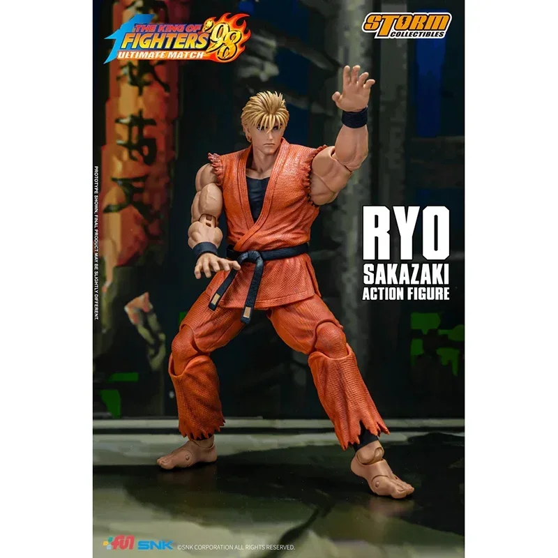 Original Storm Toy The King of Fighters 98:Ultimate Match Ryo Sakazaki 1/12 In Stock Anime Action Collection Figures Model Toys
Original Storm Toy The King of Fighters 98:Ultimate Match Ryo Sakazaki 1/12 In Stock Anime Action Collection Figures Model Toys