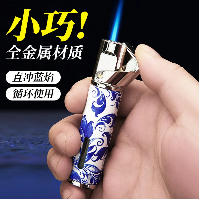 Мини-зажигалка для сигар, металлическая, с электронным поджигом, карманная, для курения сигарет, для кухни, подарок для курильщиков (без газа)
Мини-зажигалка для сигар, металлическая, с электронным поджигом, карманная, для курения сигарет, для кухни, подарок для курильщиков (без газа)