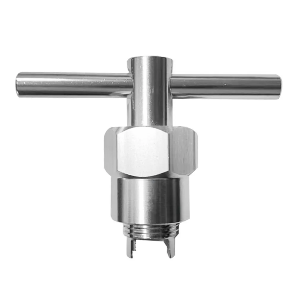 Съемник картриджа из алюминиевого сплава, профессиональный инструмент для удаления сердечника крана с одной ручкой, прочный серебряный ключ для смесителя для ванной комнаты 
Съемник картриджа из алюминиевого сплава, профессиональный инструмент для удаления сердечника крана с одной ручкой, прочный серебряный ключ для смесителя для ванной комнаты